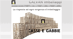 Desktop Screenshot of galvanimballaggi.it
